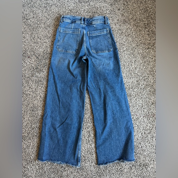 Mango Culotte Wide-Leg Jeans - Picture 3 of 5